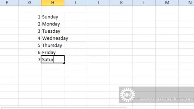 Excel 2007/2010 - working with Weekday function and VLookups смотреть онлайн