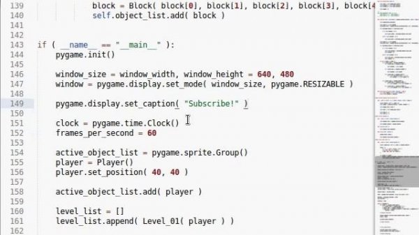 Python [pygame] 16 Cleaning and Player Start