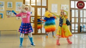 Танцевальная анимация для детей. Новый танец "Я рисую речку". Советуем посмотреть.