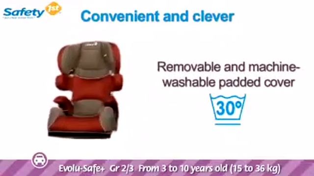 Детское автокресло Safety 1st Evolu-safe + (15-36 кг) смотреть онлайн