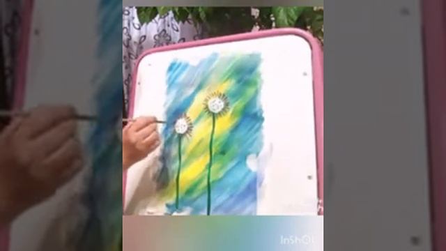 Мастер-класс по рисованию гуашью "Одуванчики" смотреть онлайн