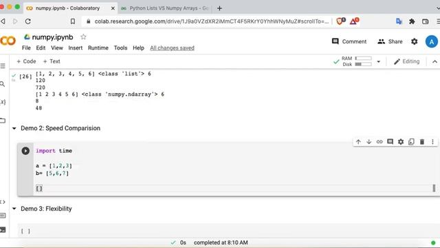1. Python List Vs numpy array смотреть онлайн