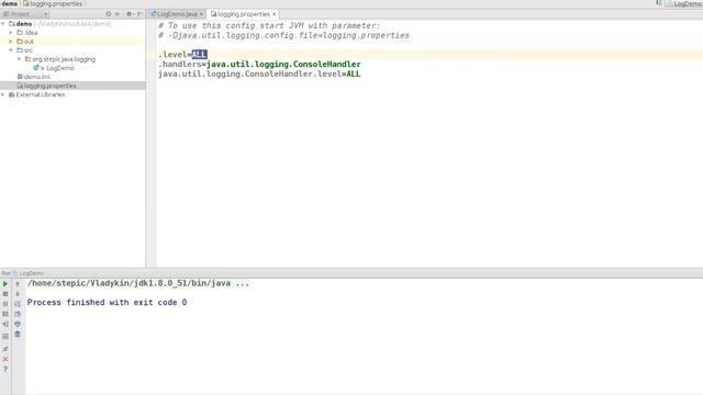 Базовый курс Java - #69 урок. Пример использования. Логирование смотреть онлайн