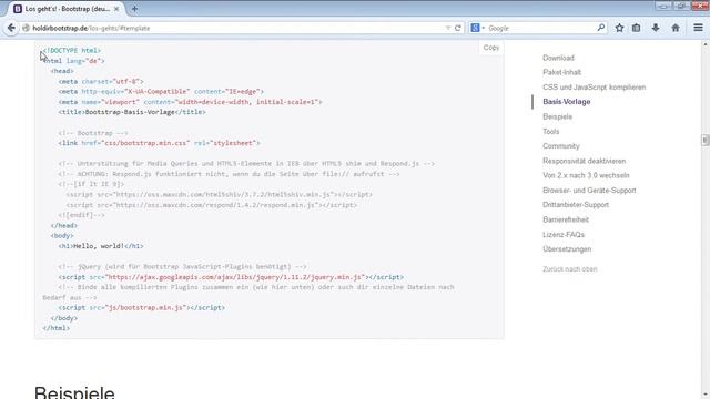 One-Page-Webseiten mit Bootstrap, LESS und Sass Tutorial: Die Indexdatei anlegen |video2brain.com смотреть онлайн