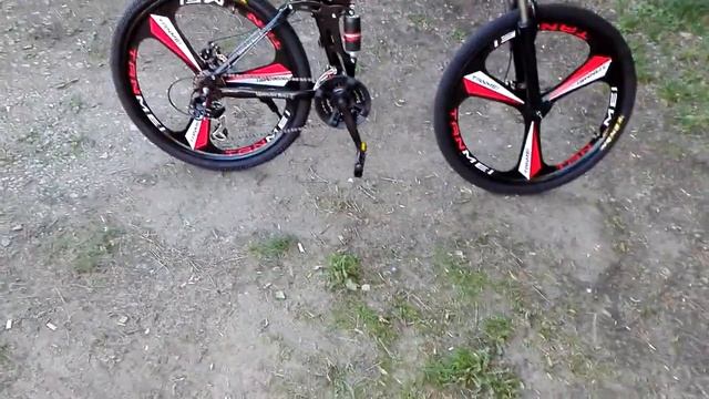 Литые диски складная рама 26 колёса обзор горного велосипеда смотреть онлайн