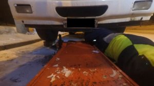 [ГРУЗОВОЙ ЭВАКУАТОР] буксировка манипулятора DAF CF