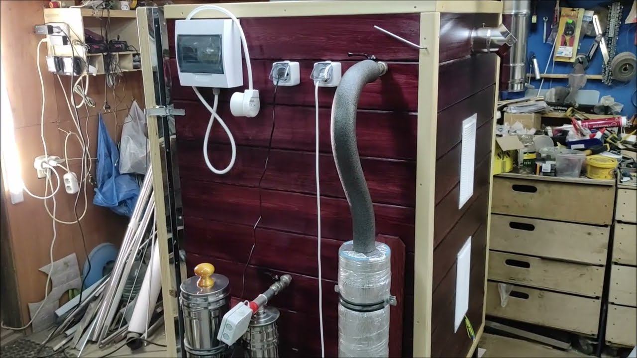 Коптильня горячего и холодного копчения для г. Бердска. смотреть онлайн