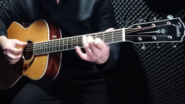 Fender Paramount OM style acoustic guitar смотреть онлайн