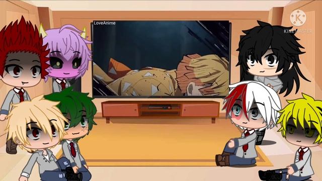 MHA Reacts To Denki As Zenitsu -part 1 || Gacha Club Reaction Video