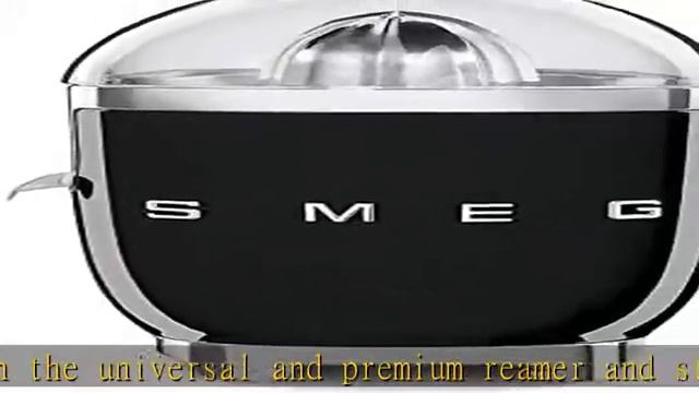 Smeg CJF01BLUS Citrus Juicer, One Size, Black смотреть онлайн