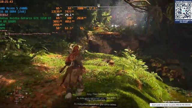 LukeFZ 10.4 - Horizon Forbidden West - 1080p (DLSS Q.) - Medium - GTX 1650 G5 OC смотреть онлайн