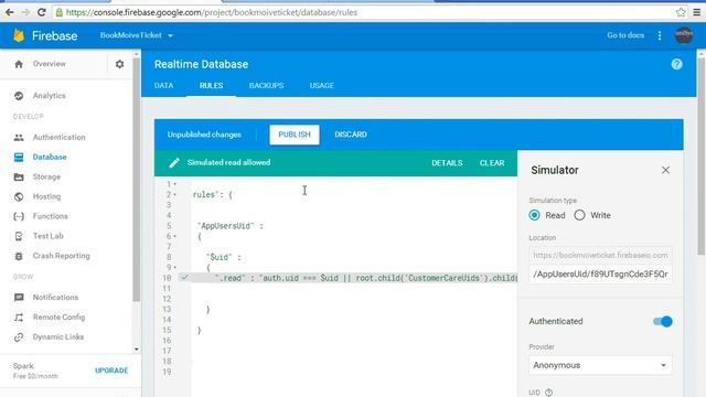 Google Firebase Realtime Database Rules смотреть онлайн