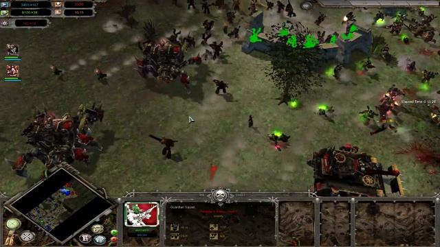 Dawn of War Echo of heresy mod, Chaos forces destroy everyone , Harder Ai, GLORY TO CHAOS !!! смотреть онлайн