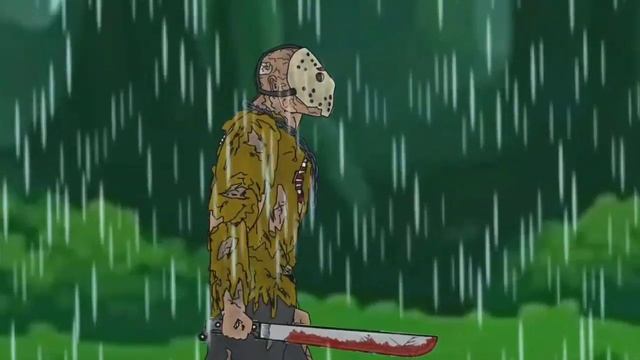 Jason Voorhees VS It Pennywise (Animation) смотреть онлайн