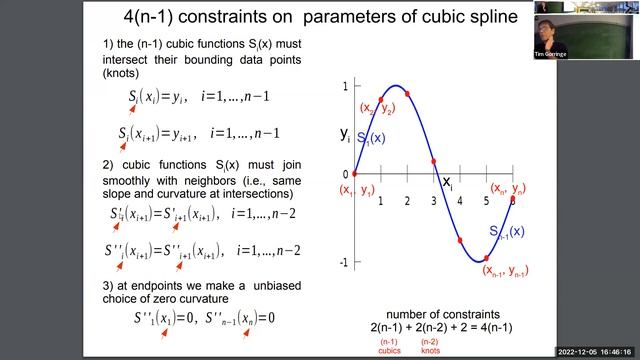 introduction to piece wise cubic spline for interpolation of data points смотреть онлайн