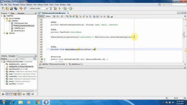 Delete Record From Java Fxml Table смотреть онлайн
