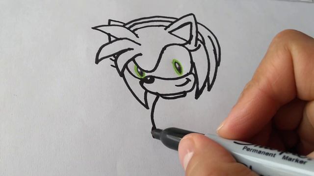Cómo DIBUJAR A 😉AMMY ROSE😊 De SONIC/how To DRAW 😊AMMY ROSE😉 From SONIC
