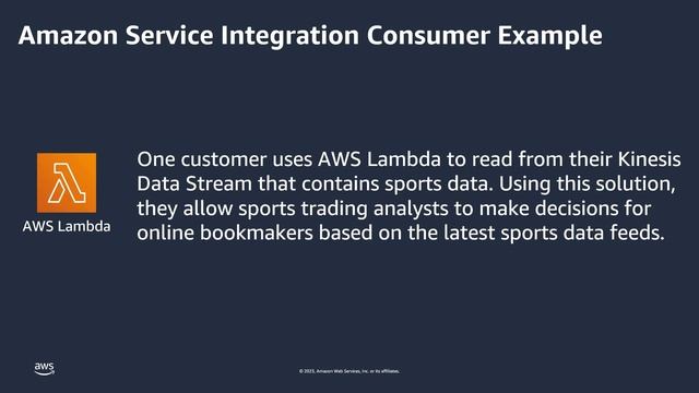 Data Consumer Options for Amazon Kinesis Data Streams | Amazon Web Services смотреть онлайн