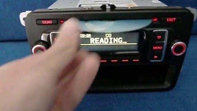 VW RCD 210 MP3 / Radio Autoradio Carradio Car Black Schwarzes Display 5K0035156A