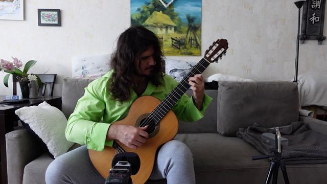 "Road" - CHORD TREMOLO on guitar - Andrey Trush - аккордовое тремоло на гитаре - "Дорога" смотреть онлайн