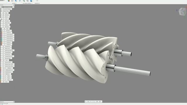 3D Printed Screw Compressor - Part 1 Design смотреть онлайн