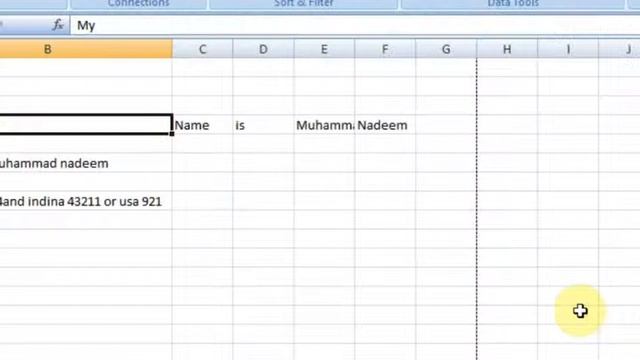 Lesson 77 The Text To Columns Microsoft Office Excel 2007 2010 free Educational video Training Tuto смотреть онлайн