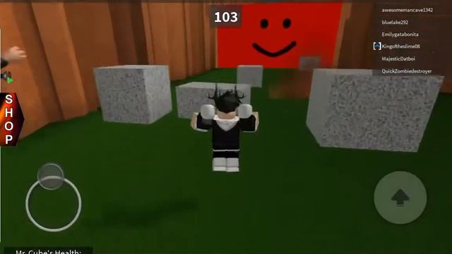 Mr. Cube Boss Battle in Roblox!! *The game glitches near the end of the video* смотреть онлайн