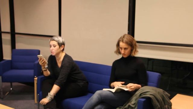 Linor Goralik With Maya Vinokour At Hunter College (February 20, 2018)