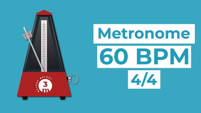 Metronome 60 BPM - 4/4 Beats смотреть онлайн