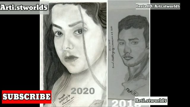 My Sketch Journey ll 2014 VS 2020 ll Drawing ll Arti.stworld5 #Myjourney #howtodraw #drawing смотреть онлайн