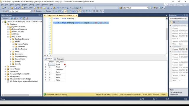 #4 How to Use Not,Order By,ASCENDING and DESCENDING Order in SQL смотреть онлайн