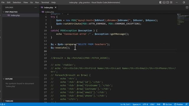 56. Delete Data | PHP Tutorial | Basic to Advanced | PHP 8.2 смотреть онлайн