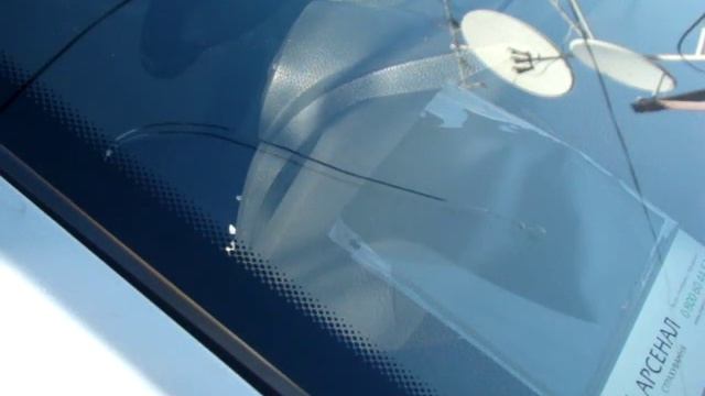 Ремонт трещины лобового стекла .Удачный опыт. смотреть онлайн