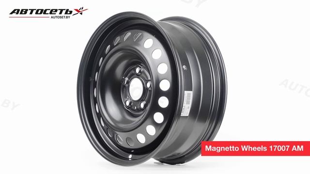 Magnetto Wheels 17007 AM: 3D-обзор штампованного диска ● Автосеть ● смотреть онлайн