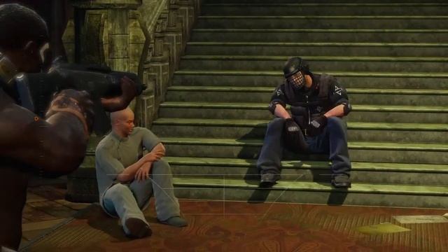 Hostage's try warning Thug of Batman.. смотреть онлайн