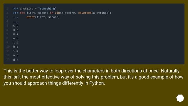 What possible improvements can be made to a palindrome program? смотреть онлайн