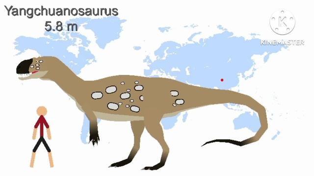 Dinosaur size comparison (stick nodes) my most popular videos смотреть онлайн