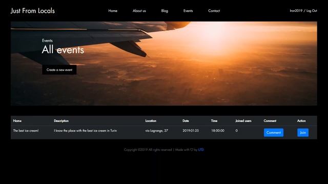 Web application - Just from Locals смотреть онлайн
