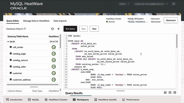 Demo: Announcing MySQL HeatWave Lakehouse on AWS смотреть онлайн