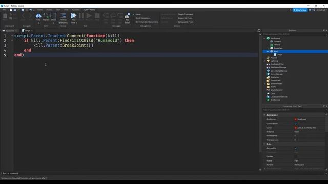 How To Make A Kill Brick in Roblox Studio! (2022) | Roblox Scripting Tutorials | SpaazBlox смотреть онлайн
