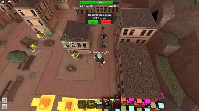 Сезон ОХОТЫ ОТКРЫТ - ОХОТНИКИ пришли побеждать в Roblox Tower Defense Simulator смотреть онлайн