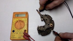 КАК ПРОВЕРИТЬ ДИОДНЫЙ МОСТ DENSO от ТОЙОТЫ,ХОНДЫ,СУЗУКИ своими руками.