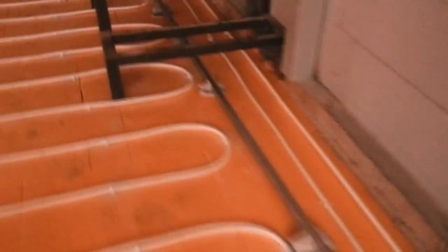 Теплый пол водяной из мп трубы 16мм змейкой