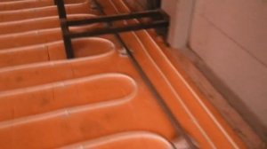 Теплый пол водяной из мп трубы 16мм змейкой