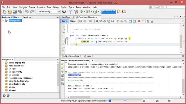 Create Java Project with Netbeans 12.2 using Maven Gradle and Ant смотреть онлайн
