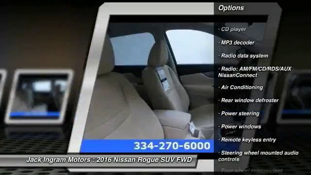 2016 Nissan Rogue Montgomery AL N16205 смотреть онлайн