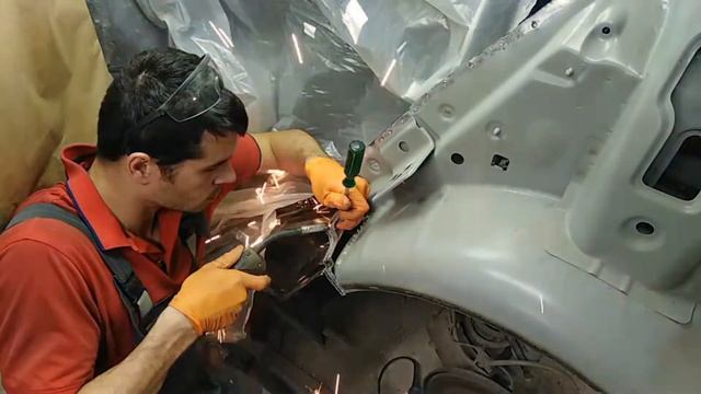 замена заднего крыла своими руками !!! смотреть онлайн