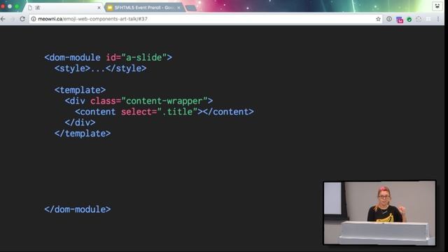Emoji, Web Components, and Art with Monica Dinculescu смотреть онлайн