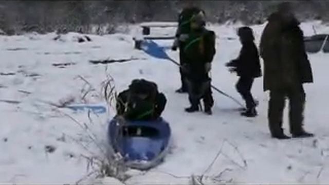 Тренировки на реке Чагодоща (ноябрь 2012) смотреть онлайн