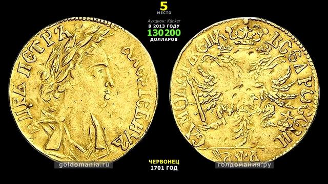 САМЫЕ ДОРОГИЕ МОНЕТЫ РОССИИ – 1701 ГОД смотреть онлайн